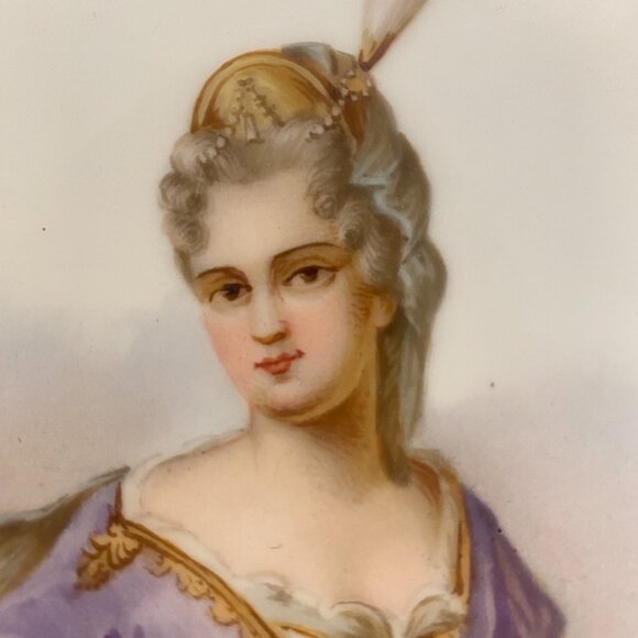 19th Century French Sevres Chateau des Tuileries Gilt Porcelain Plate - Picture 4 of 4